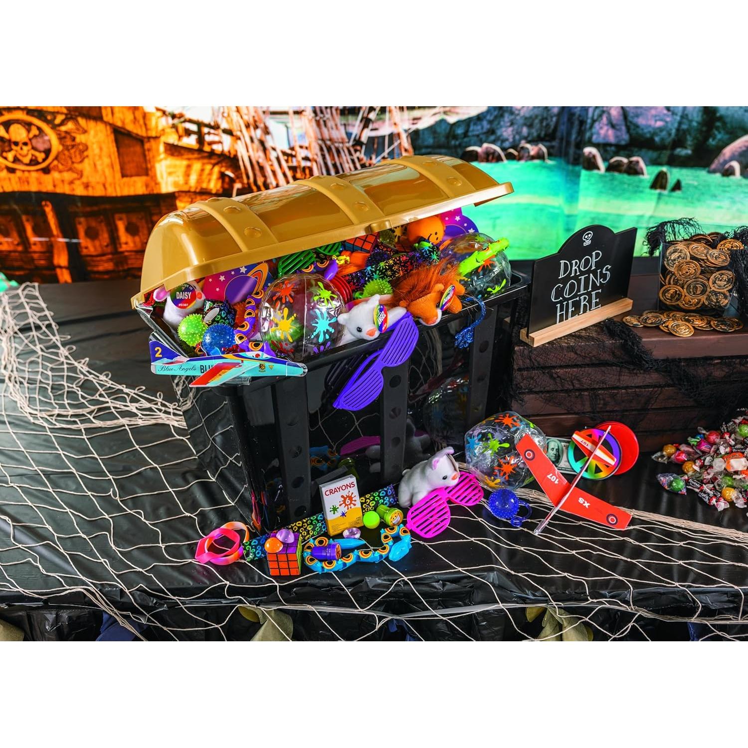 Cofre del Tesoro Grande Fun Express - Almacenamiento Juguetes 48x29x28 cm