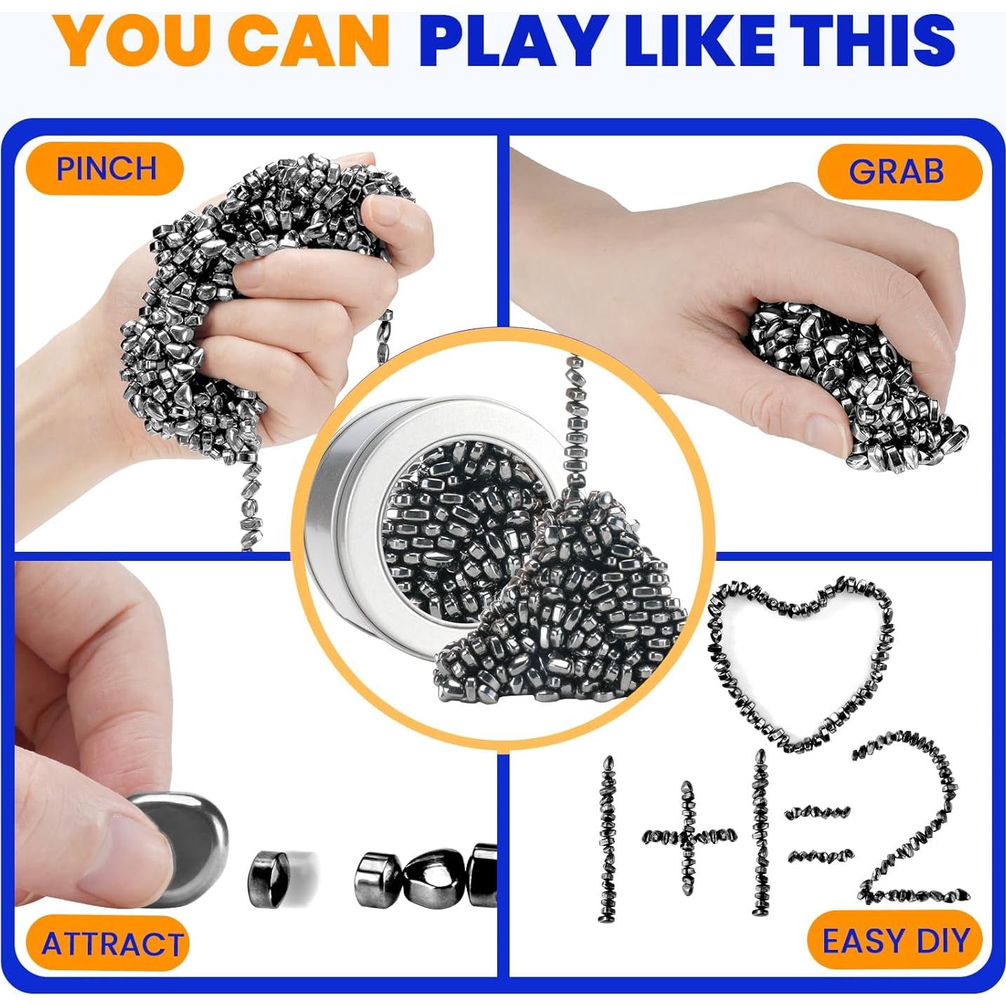 Bolas Magnéticas LECTRUS 600 PCS Juguete Antiestrés Negro