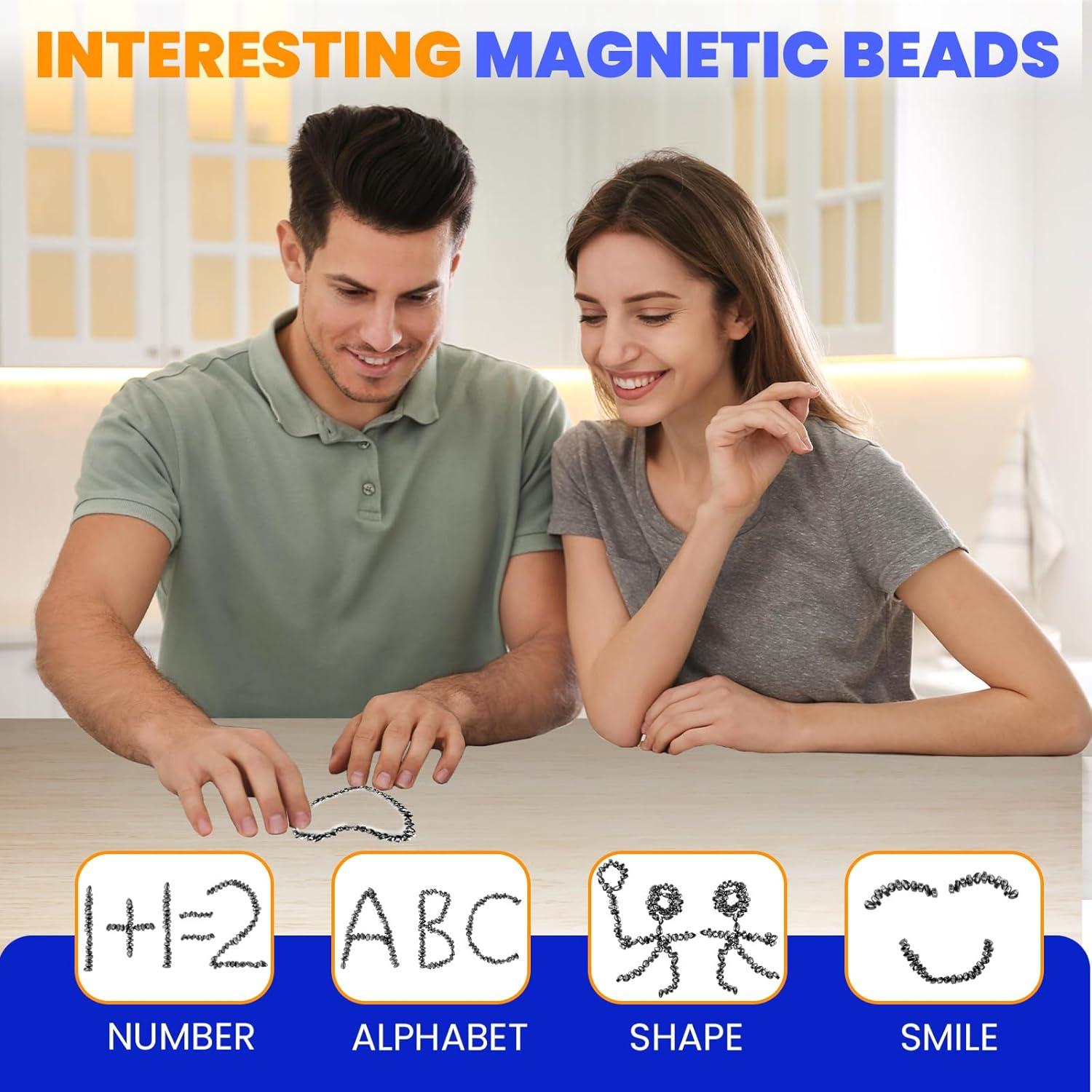 Bolas Magnéticas LECTRUS 600 PCS Juguete Antiestrés Negro