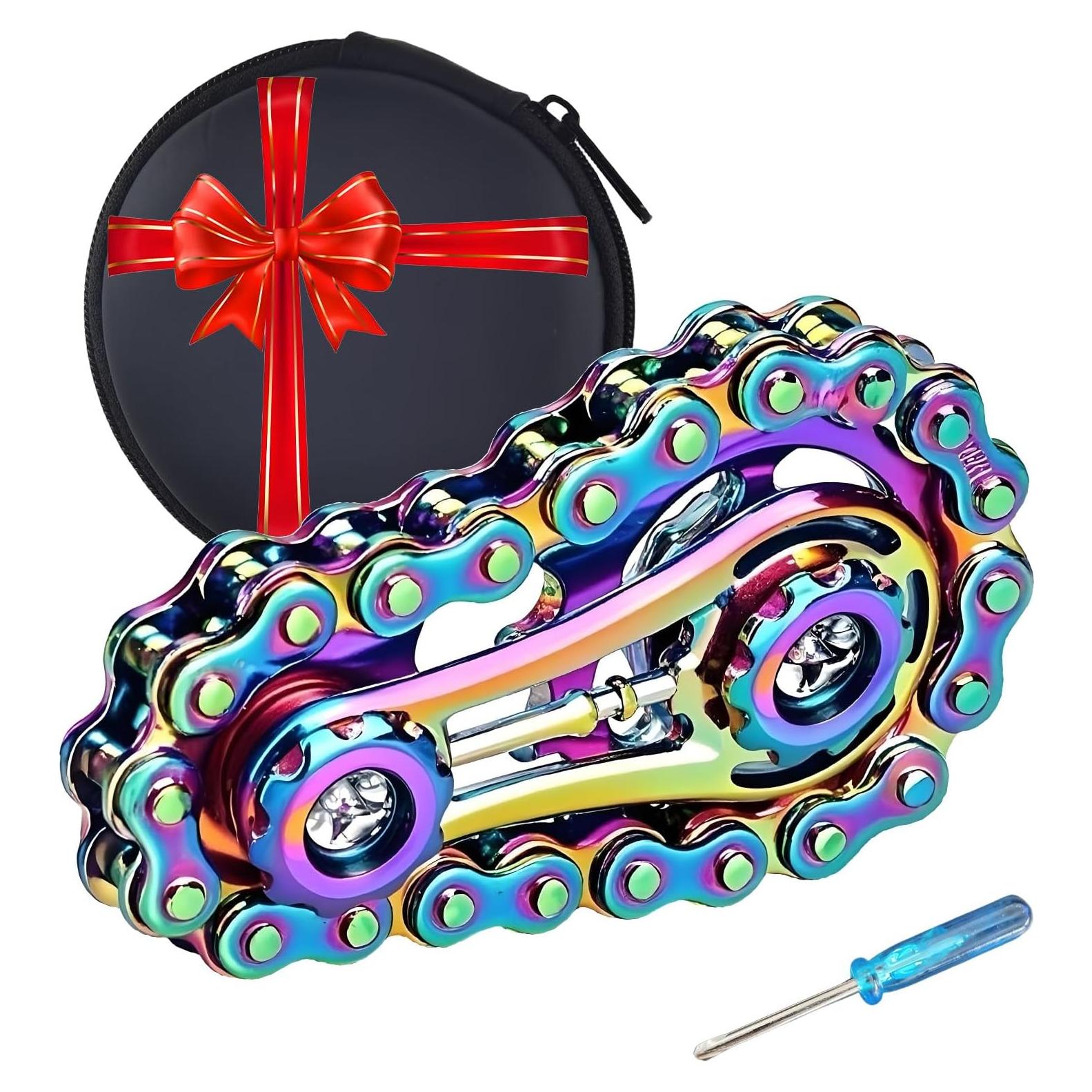 Spinner Fidget de Metal Colorido XFYVIKR para Alivio de Estrés