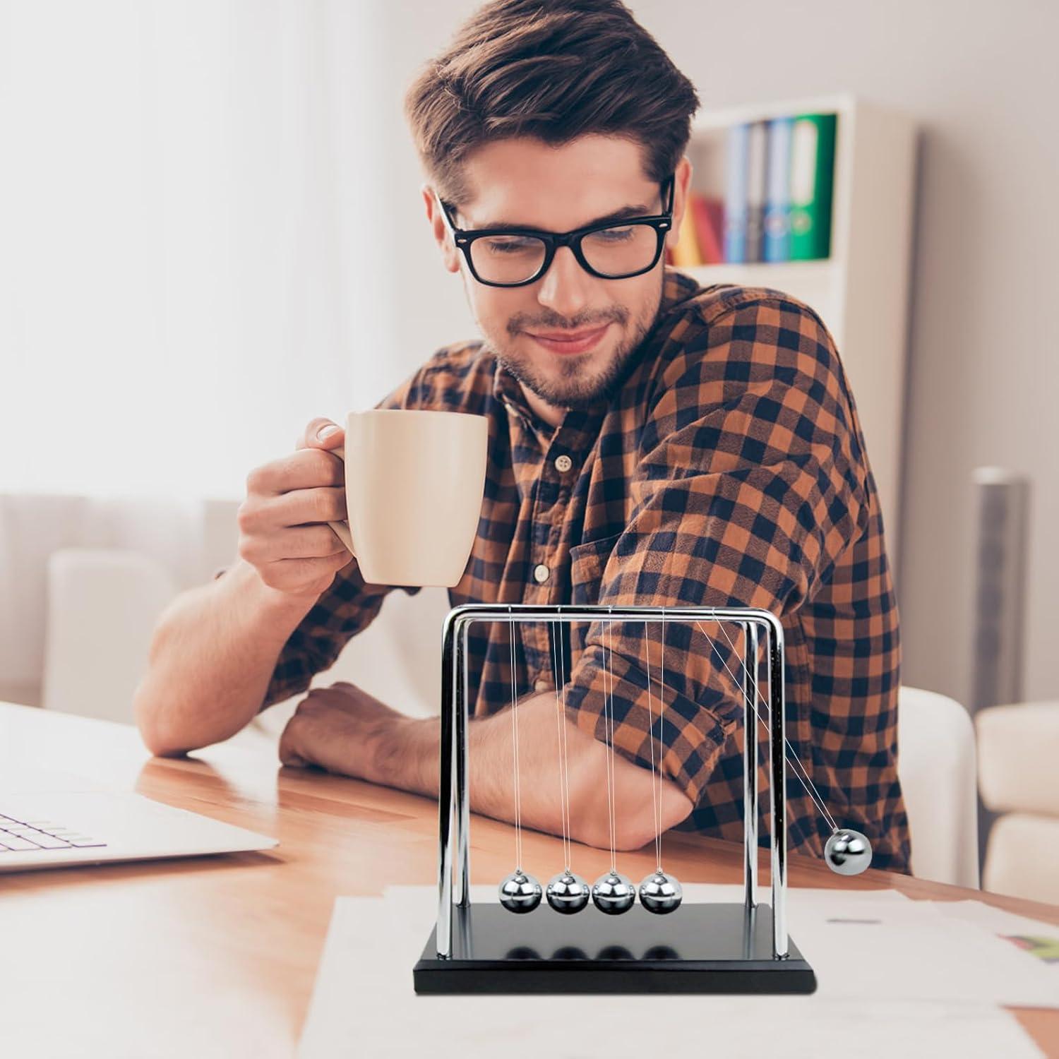 Péndulo de Newton Sealive - Decoración de Escritorio 19x12cm