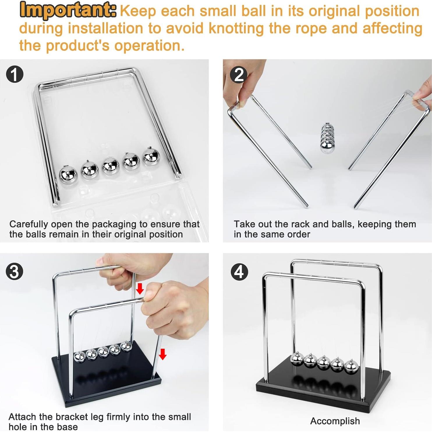 Péndulo de Newton Sealive - Decoración de Escritorio 19x12cm