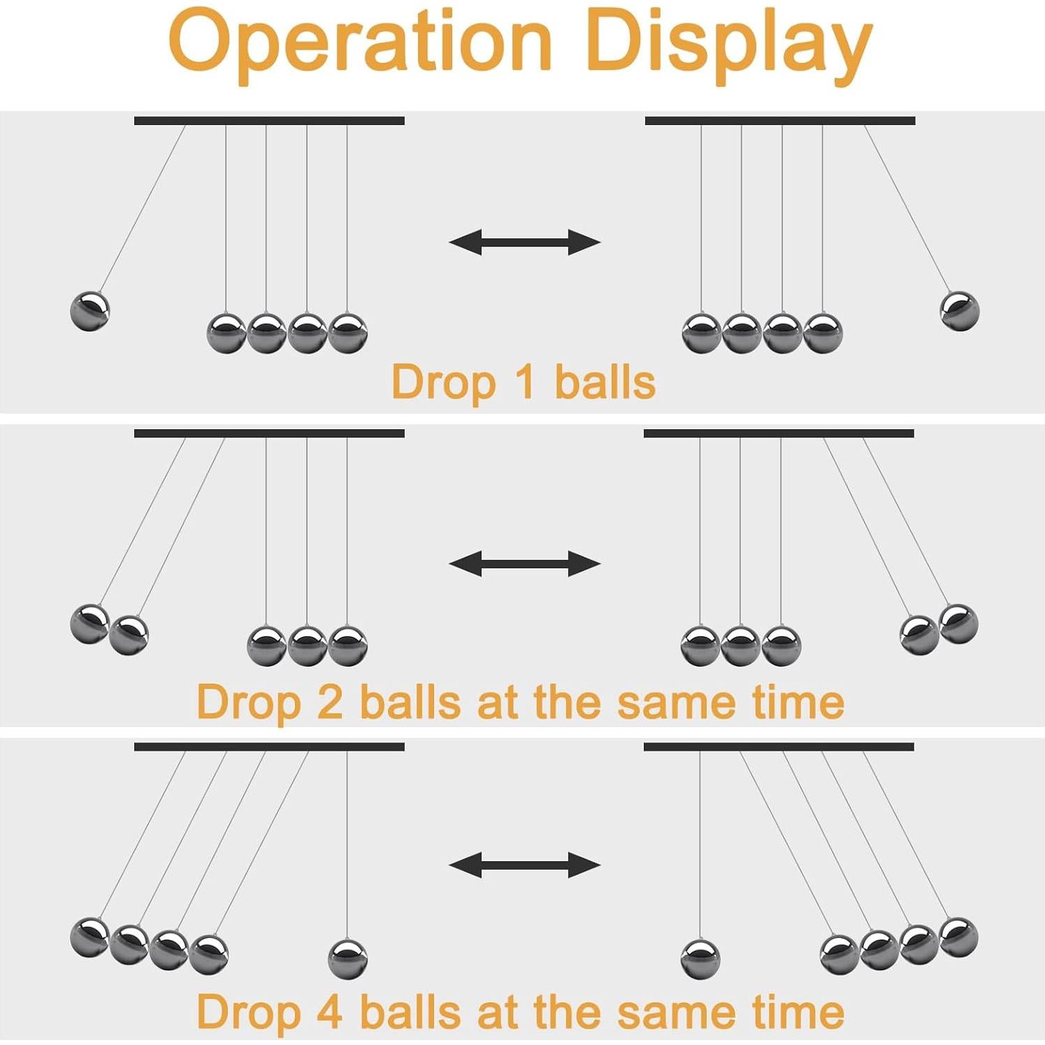 Péndulo de Newton Sealive - Decoración de Escritorio 19x12cm