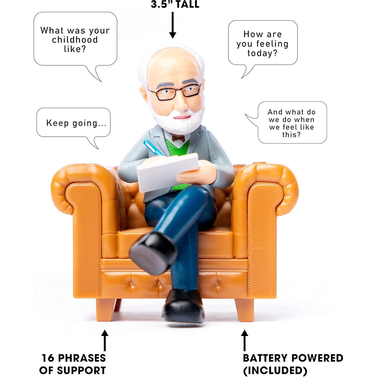 Terapeuta de Escritorio NPW con 16 Frases de Apoyo Emocional