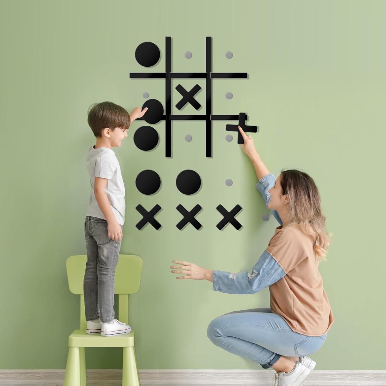 Juego de Tres en Raya Magnético HHH HIKECUCAN para Pared 42x43cm