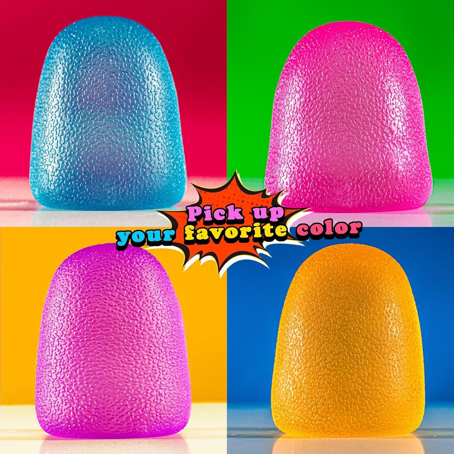 GummiFlex Mega Juguete Antiestrés Amarillo 8.9 cm - Gel Denso