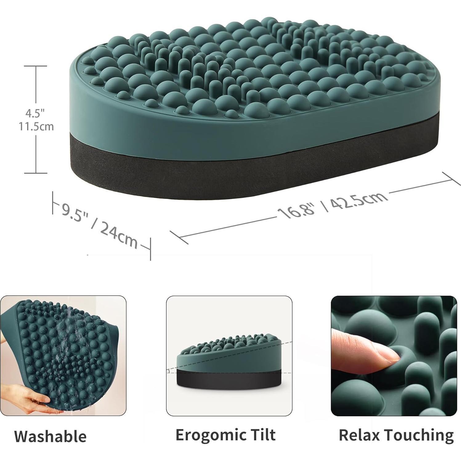 Reposapiés DIKDOC de Silicona Ergonómico para Oficina 42.7cm