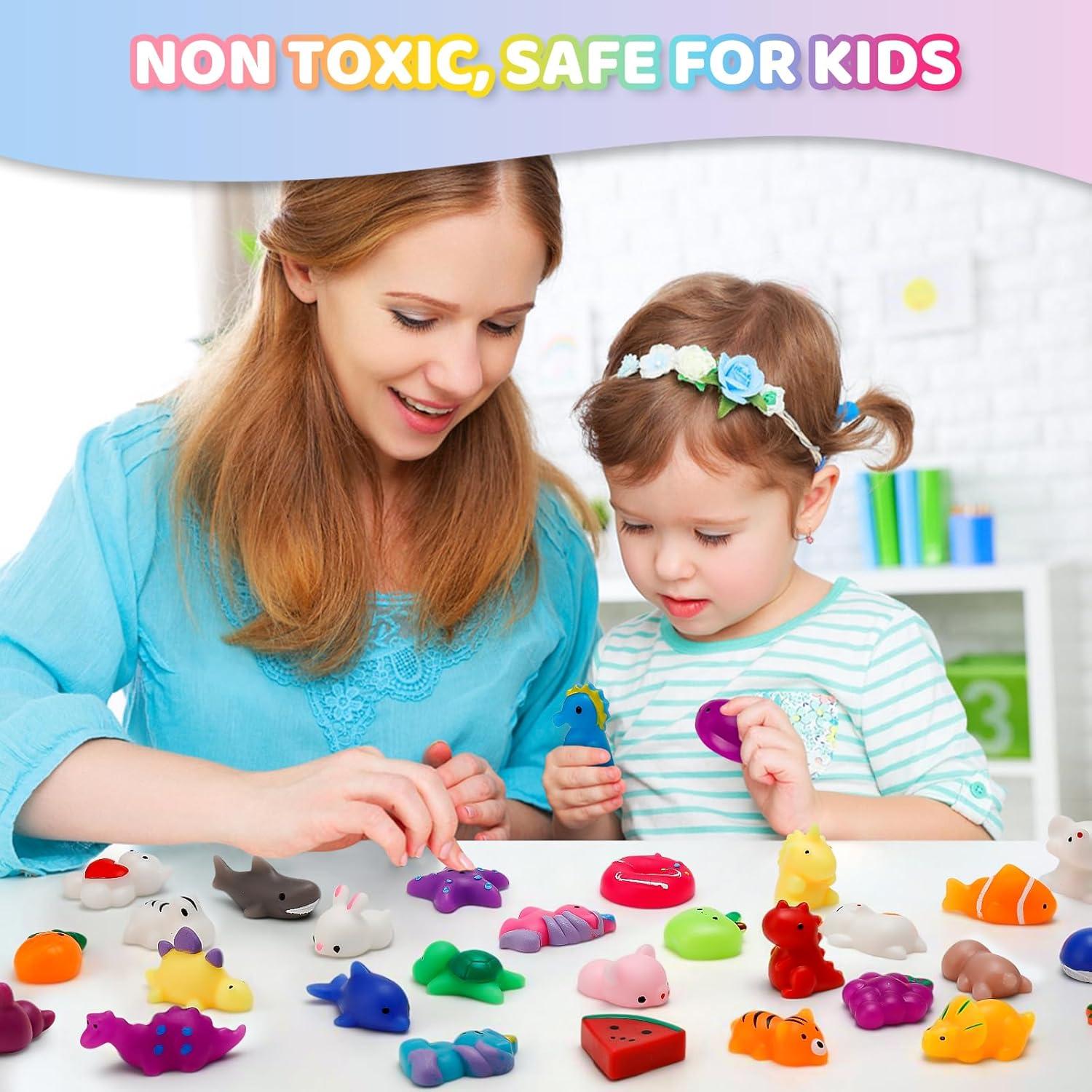 Paquete de 100 Juguetes Mochi Squishy Resumplan - Antiestrés