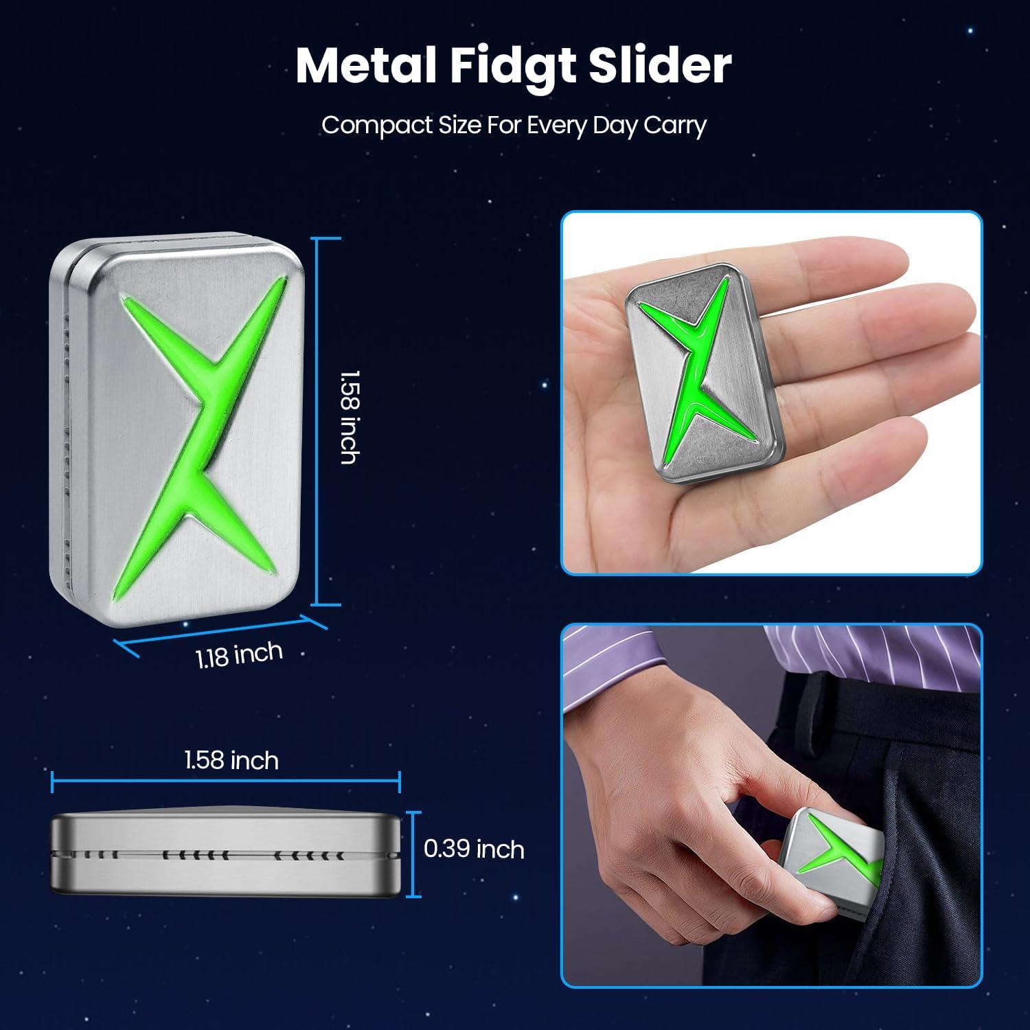 Deslizador Fidget Magnético de Metal TAMOXI - Alivio Estrés