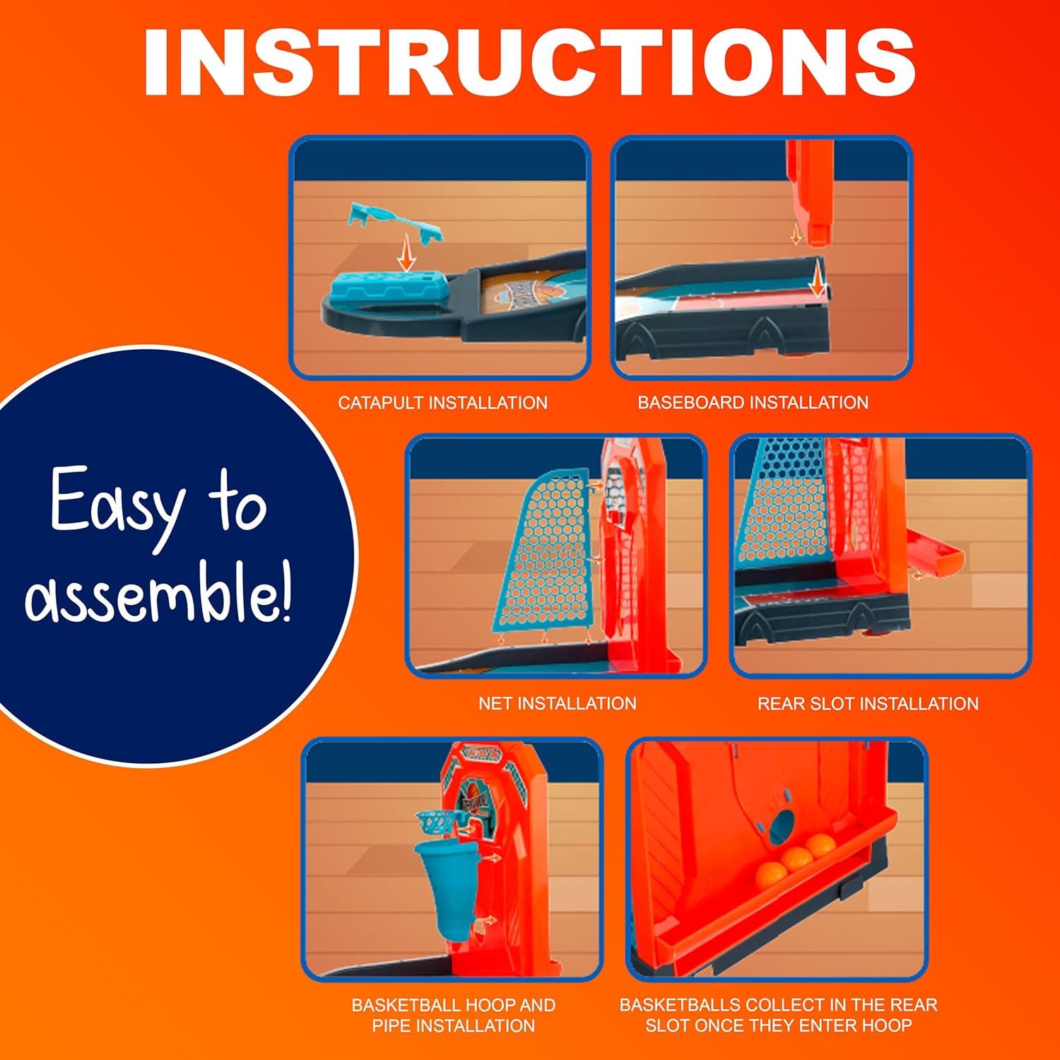 Juego de Baloncesto de Mesa Expressions - Mini Aro de Oficina