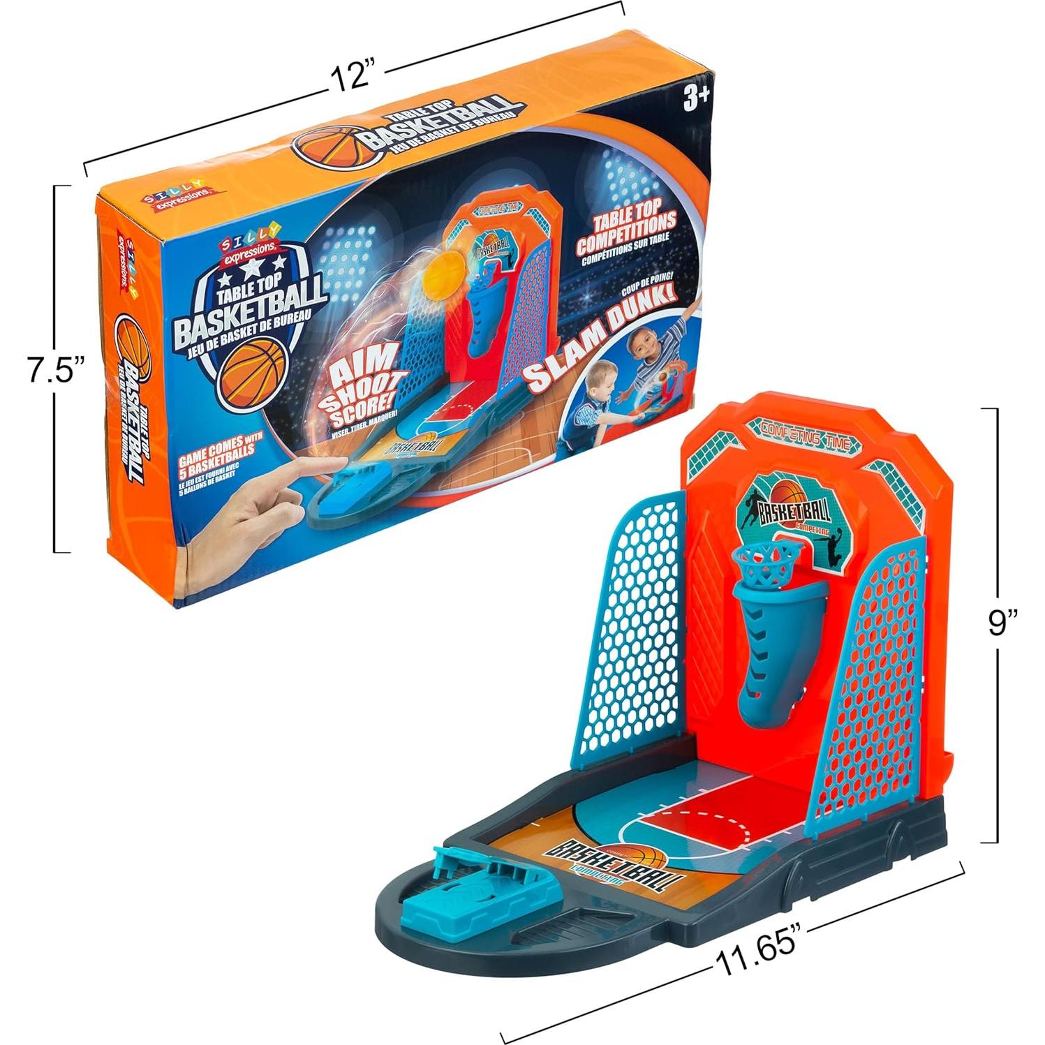 Juego de Baloncesto de Mesa Expressions - Mini Aro de Oficina