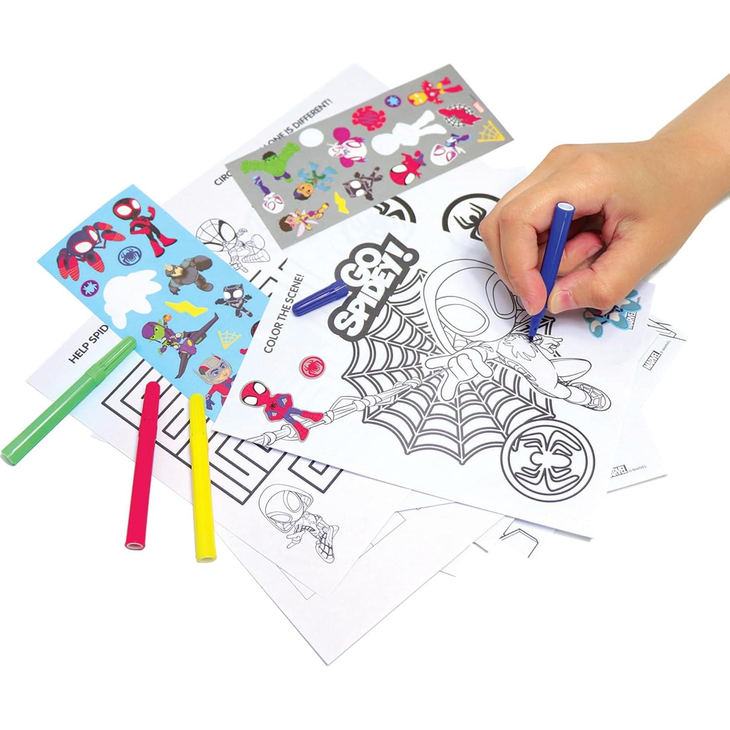Kit de Actividades Stow & Go Marvel Spidey 17 Piezas