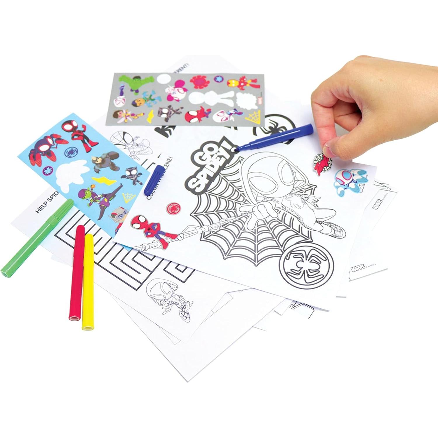 Kit de Actividades Stow & Go Marvel Spidey 17 Piezas