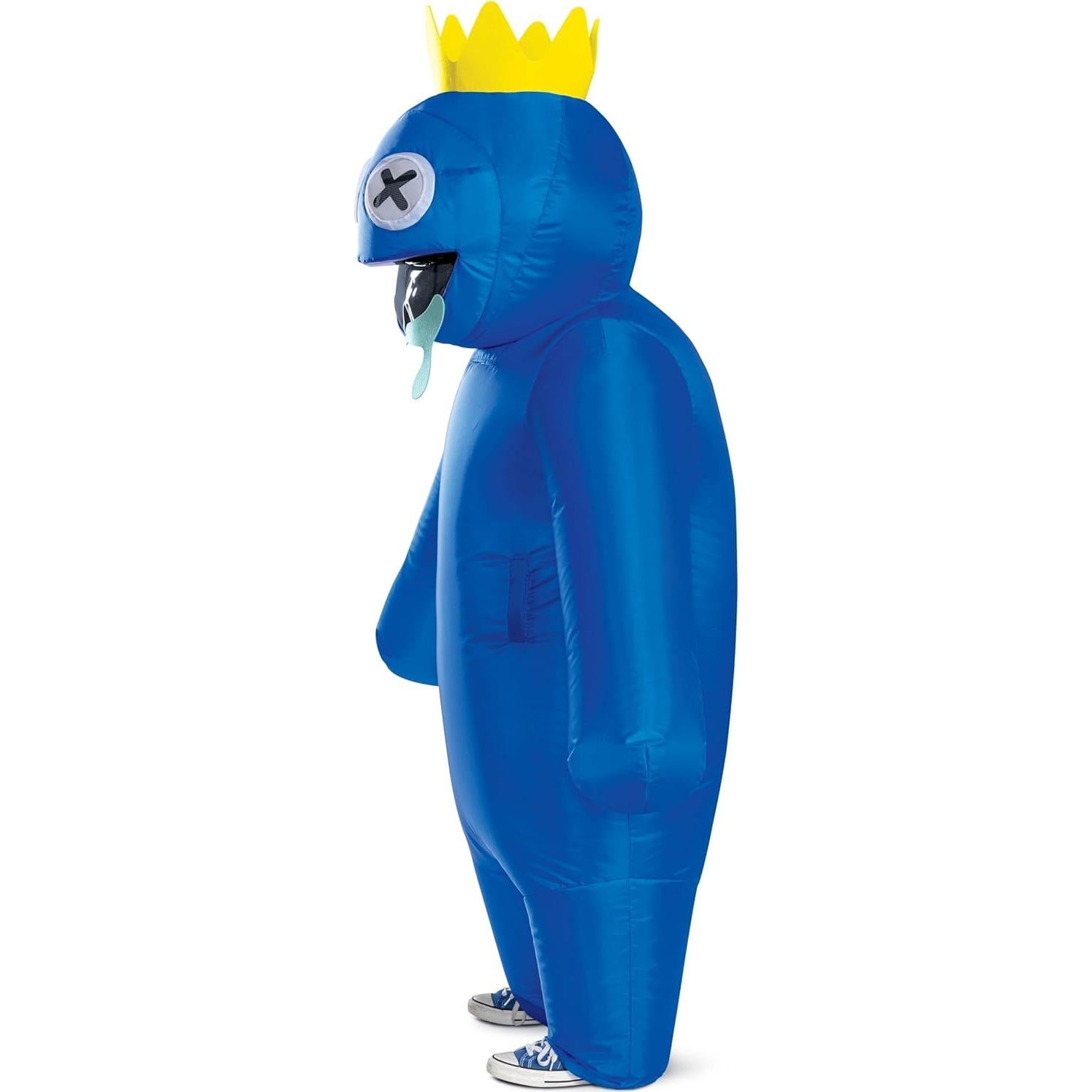 Disfraz Inflable Azul Rainbow Friends con Ventilador - Niños