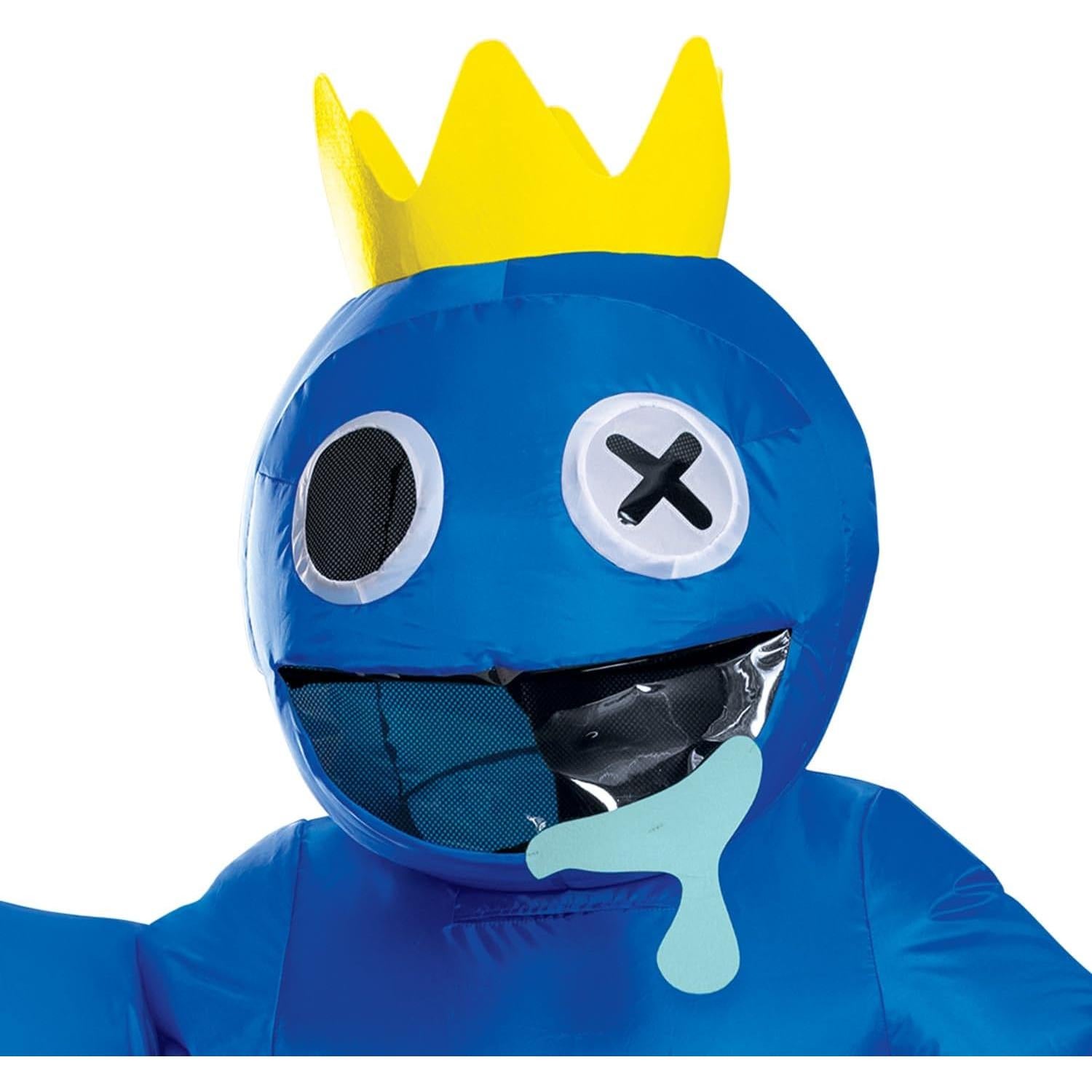 Disfraz Inflable Azul Rainbow Friends con Ventilador - Niños