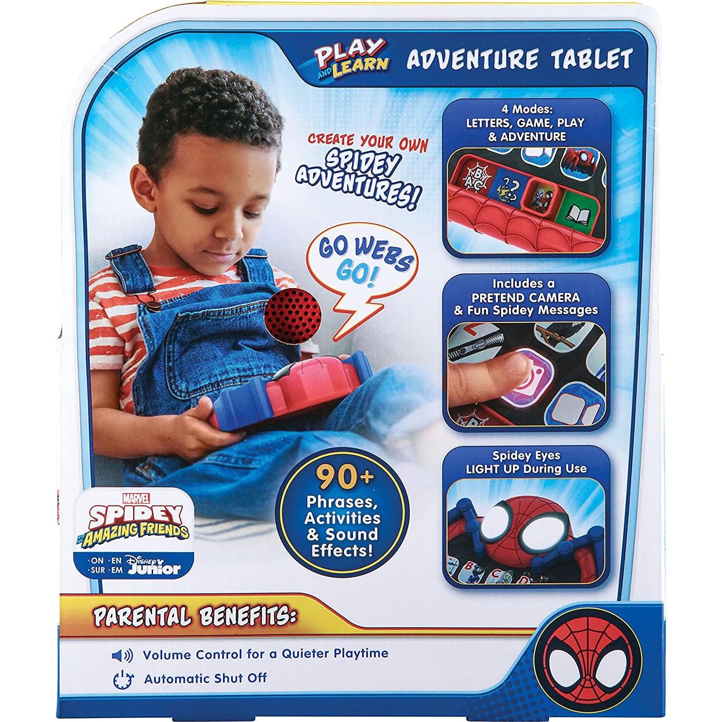 Tablet educativa eKids Spidey para niños 3 años en adelante