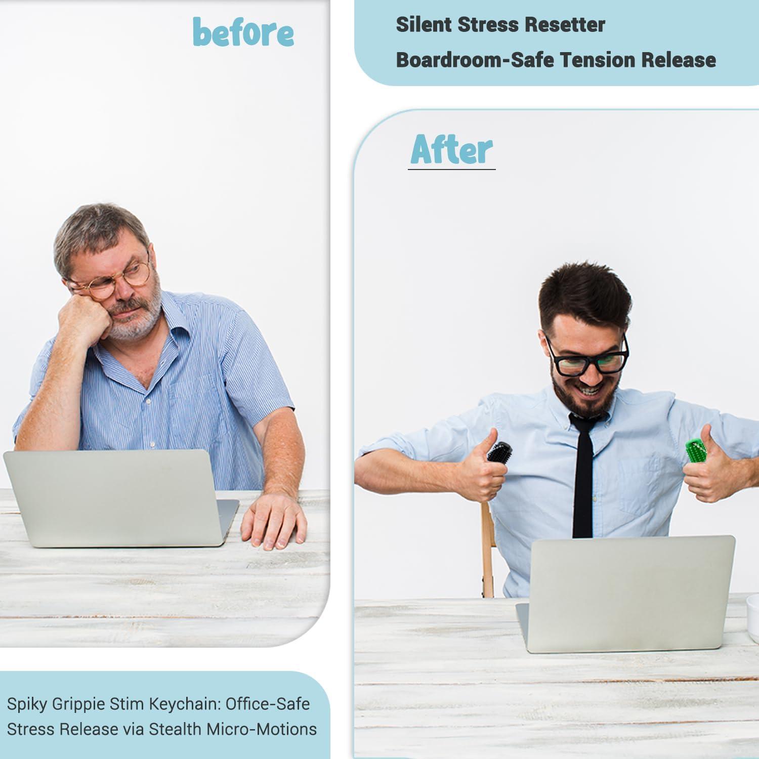 Juguete Antiestrés Little Ouchies Llavero Grippie 2pc