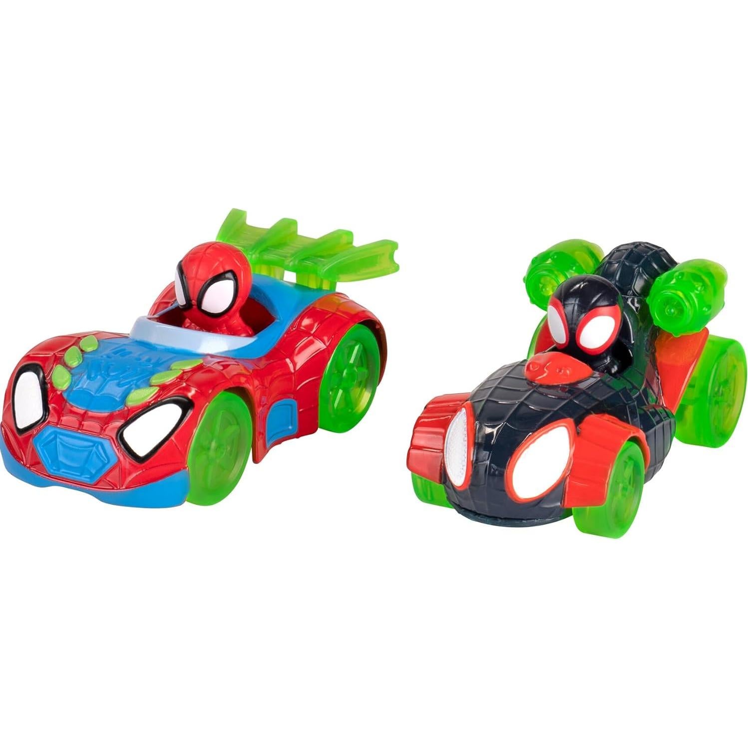 Pista Mega Salto Marvel Spidey 99 cm con Vehículos Exclusivos