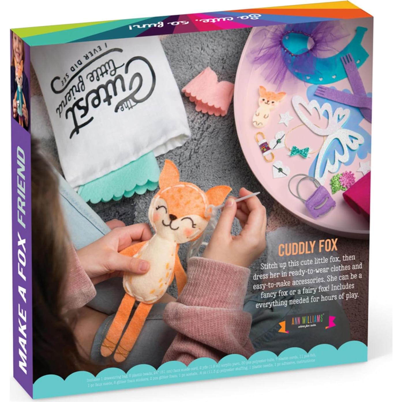 Kit de Manualidades Craft-tastic Haz un Amigo Zorro - 175g