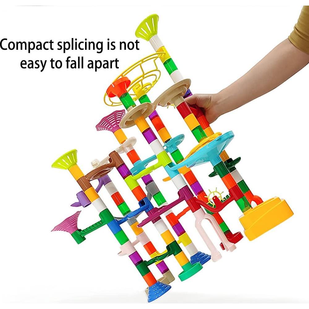 Pista de canicas DSHMIXIA 150 piezas para niños 3 a 4 años