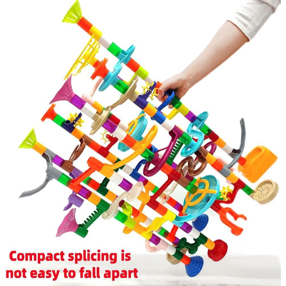 Pista de canicas DSHMIXIA 200 piezas para niños 3 a 10 años