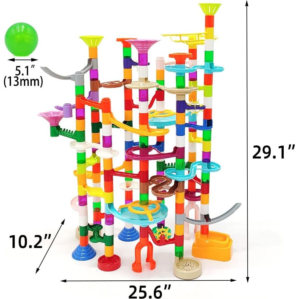 Pista de canicas DSHMIXIA 200 piezas para niños 3 a 10 años