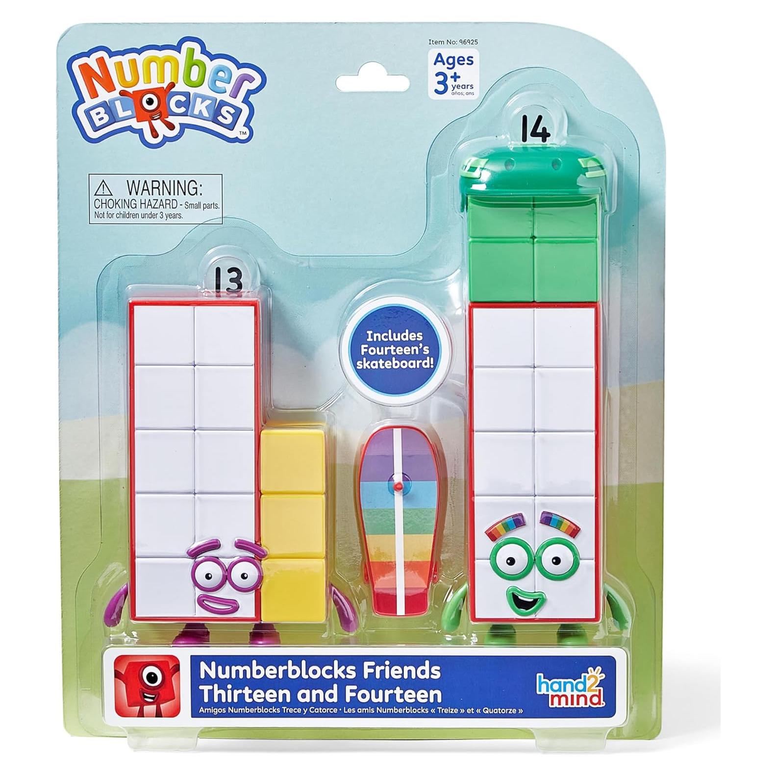 Figuras Numberblocks Trece y Catorce hand2mind - Juguetes educativos