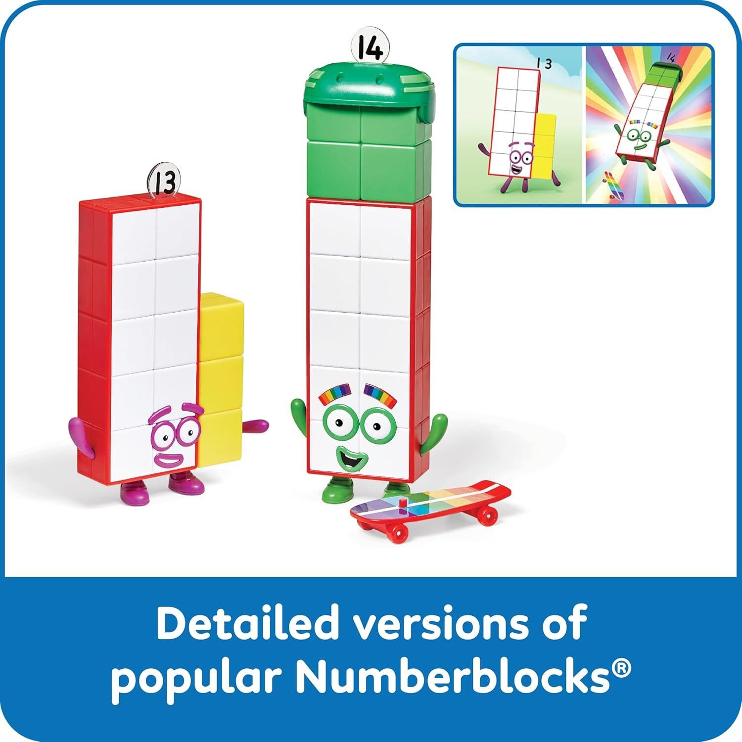 Figuras Numberblocks Trece y Catorce hand2mind - Juguetes educativos