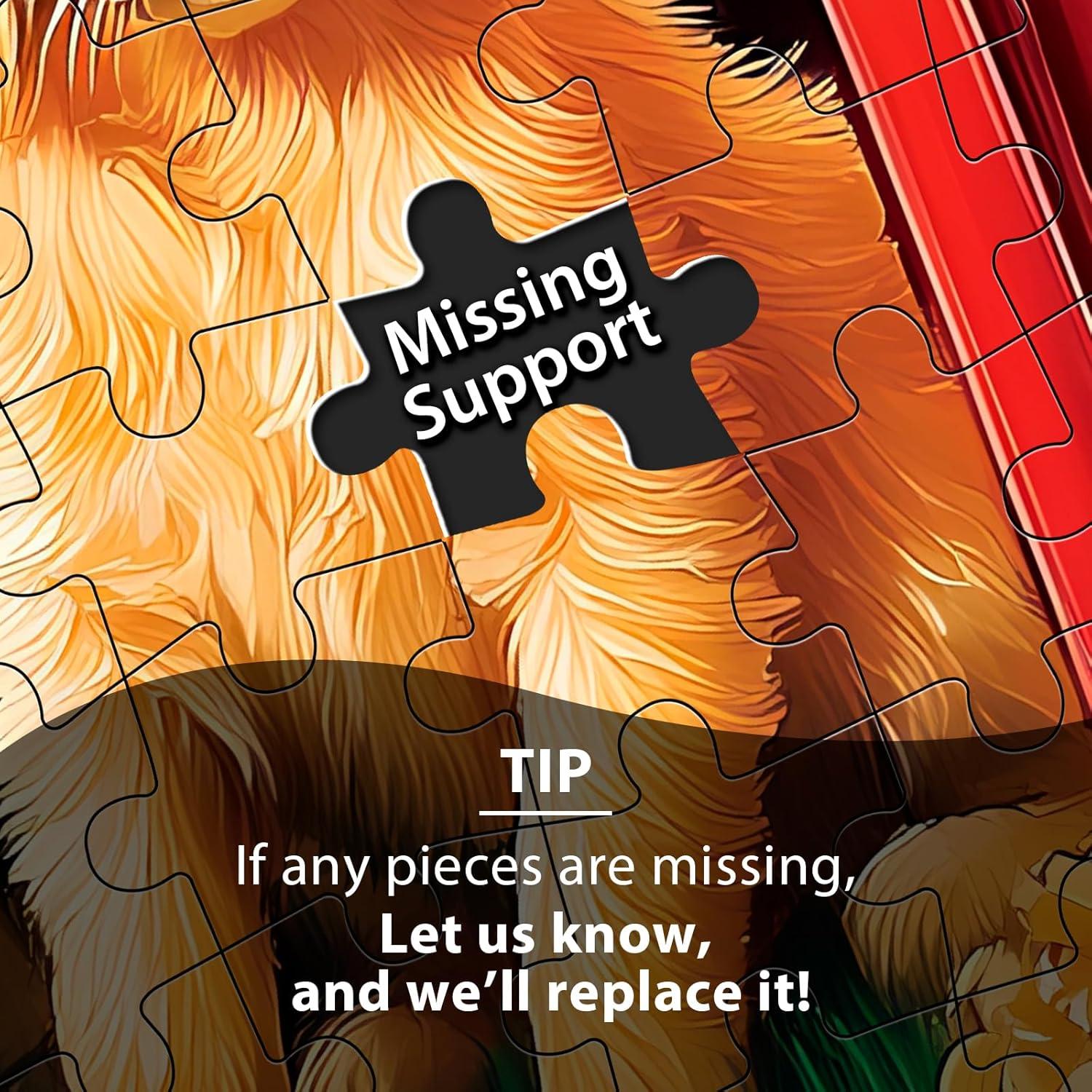 Rompecabezas de 300 Piezas BraniacBits Perro y Gato 52x38 cm