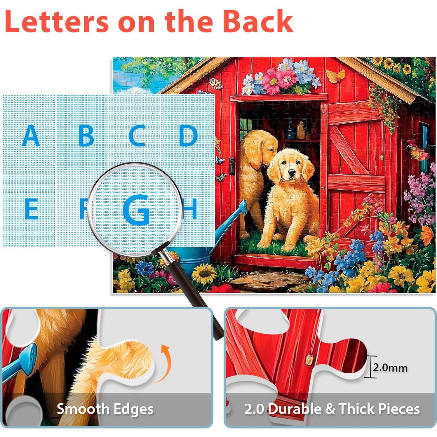 Rompecabezas de 300 Piezas BraniacBits Perro y Gato 52x38 cm