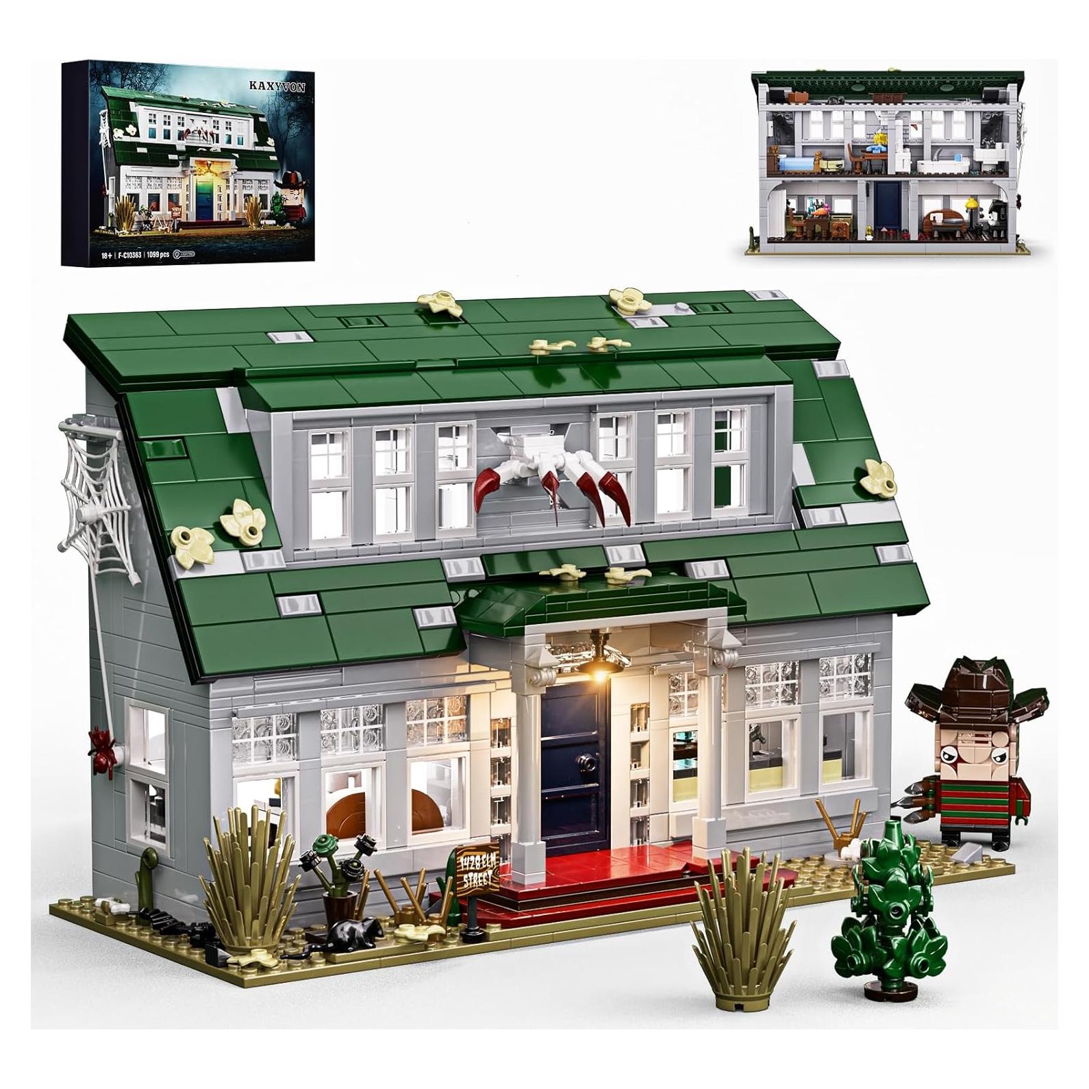 Conjunto Casa Embrujada GIKCFSTBLA 1099 Piezas LED Halloween