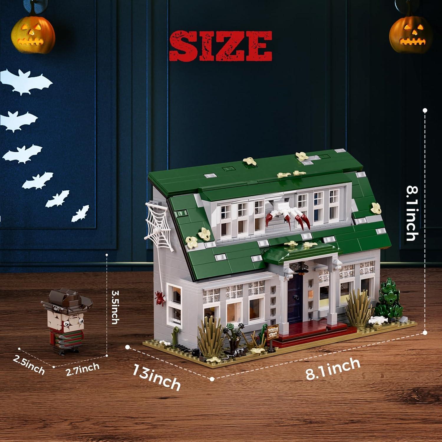 Conjunto Casa Embrujada GIKCFSTBLA 1099 Piezas LED Halloween
