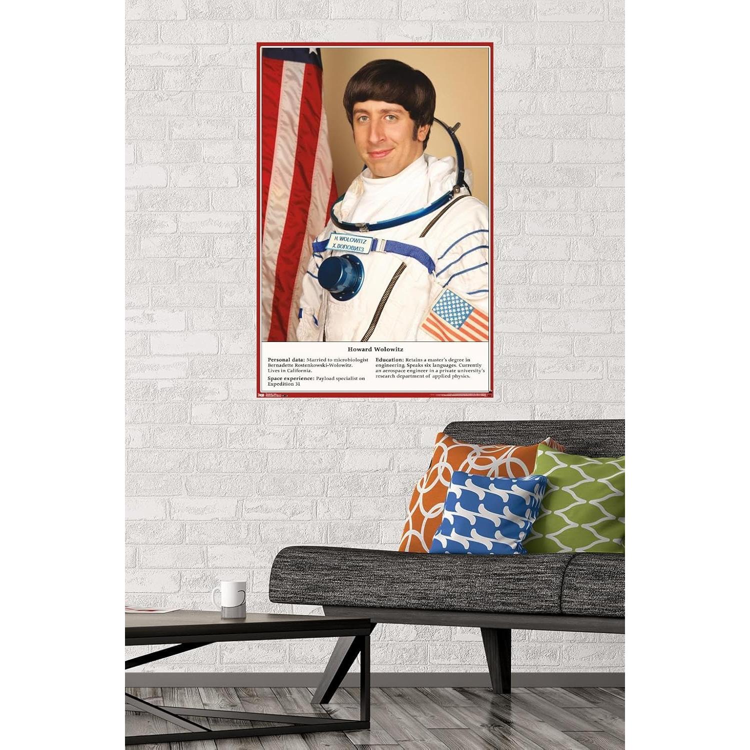 Póster de Pared Astronauta Trends International 86.36x56.88cm