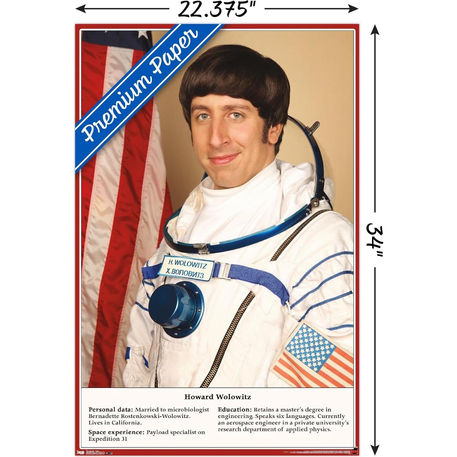 Póster de Pared Astronauta Trends International 86.36x56.88cm