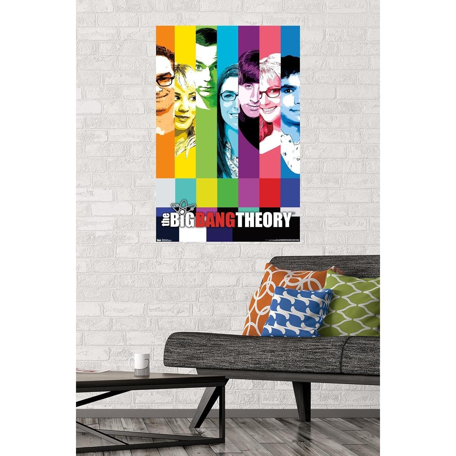 Póster de Pared Trends International La Teoría del Big Bang 86.4x56.5cm