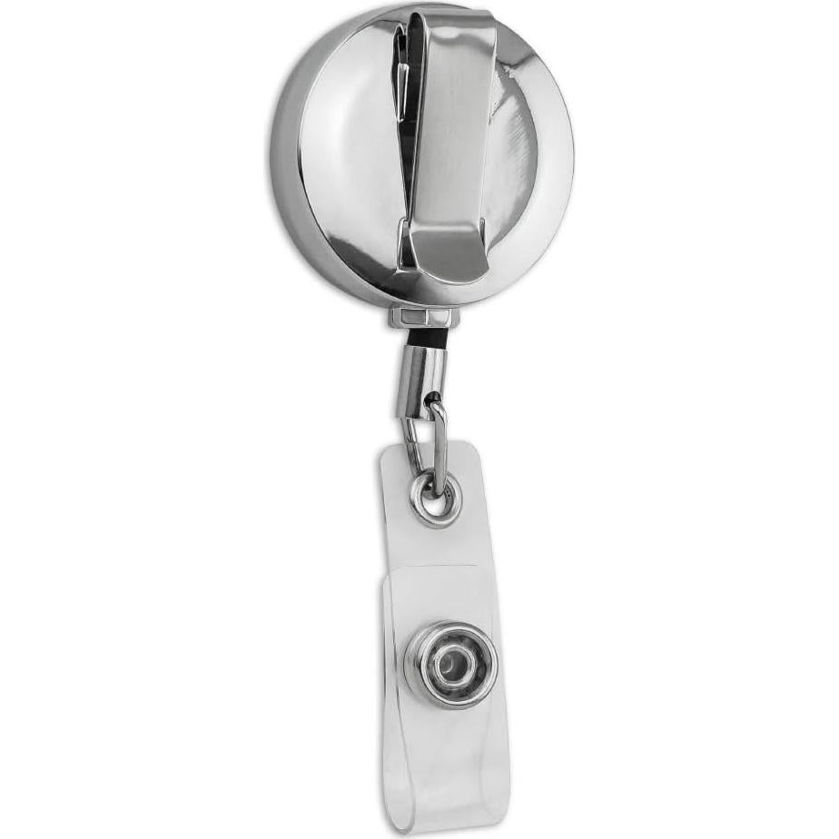 Soporte de Insignia Retráctil Cromo GRAPHICS & MORE 1.5cm x 3cm