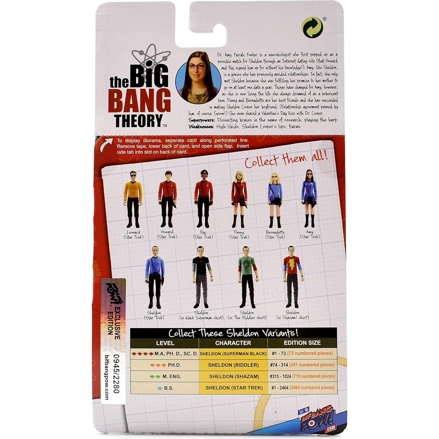 Figura de Amy Fowler Star Trek 3.75" Bif Bang Pow! Detallada