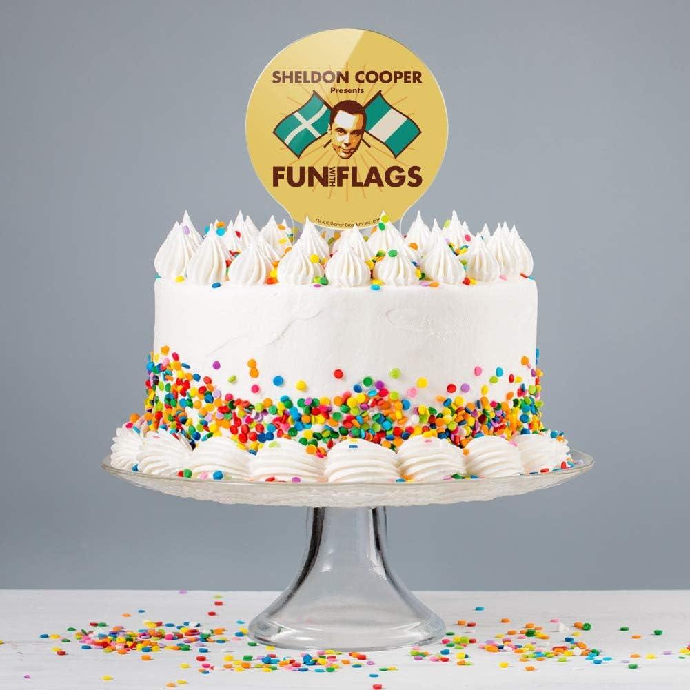 Topper de Pastel Fun with Flags Sheldon Cooper 18.4 cm
