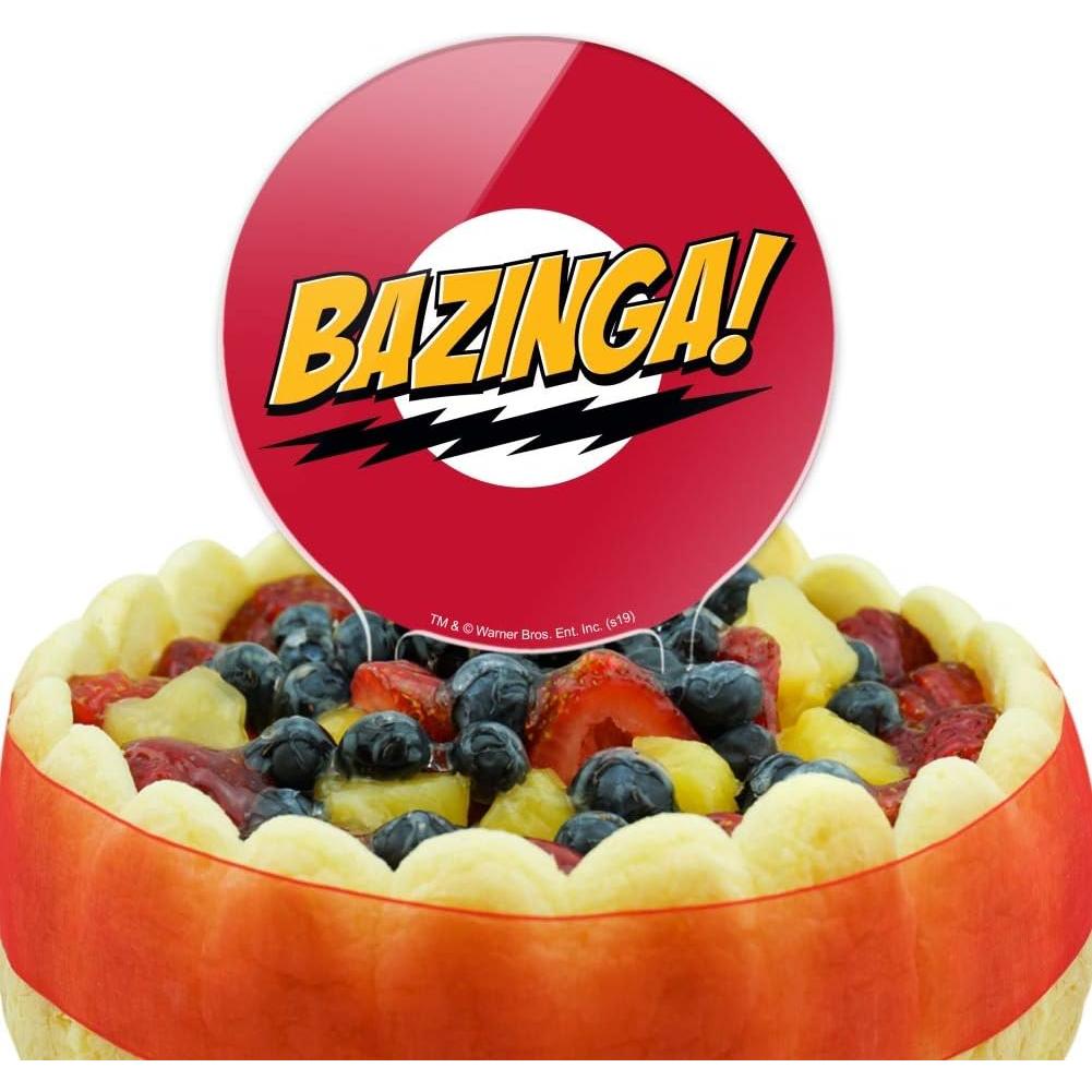 Cake Topper Acrílico El Big Bang Theory Sheldon Bazinga 18.4 cm
