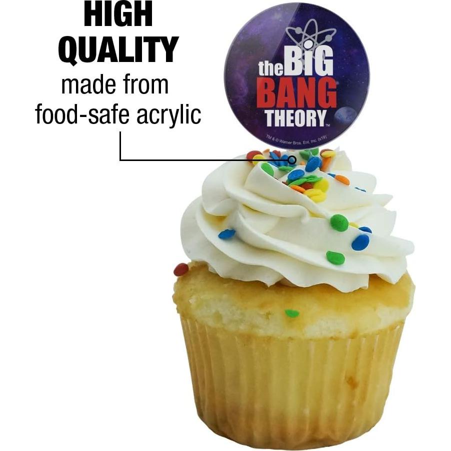 Conjunto de Palillos para Cupcakes The Big Bang Theory - 6 Unidades
