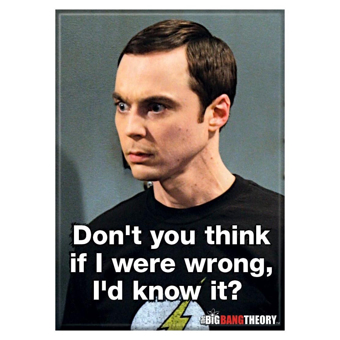 Imán para Refrigerador Ata-Boy Gran Teoría del Big Bang 6.35x8.89 cm