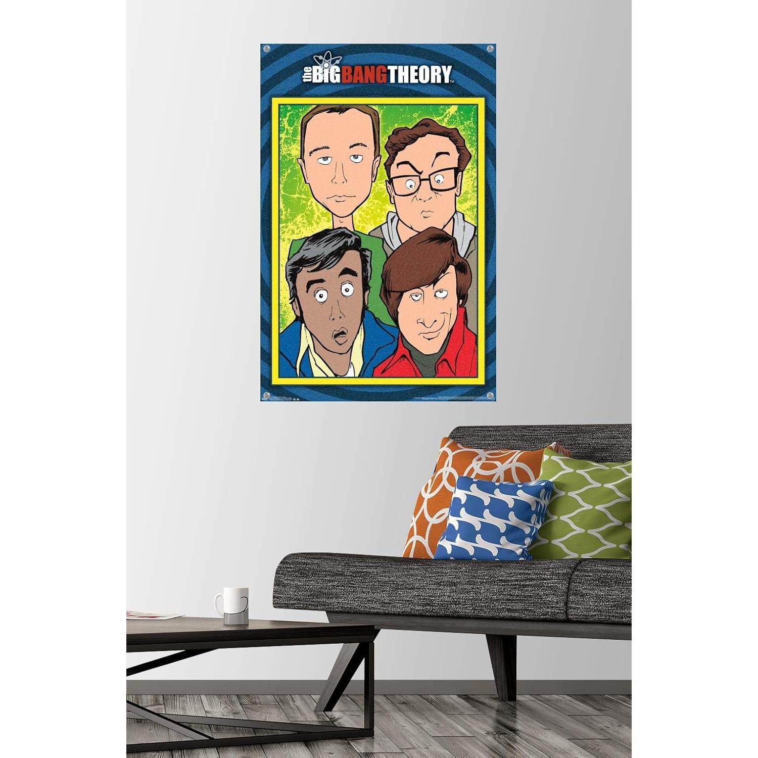 Póster de Pared El Gran Bang Teoría Trends International 86.4x56.5cm