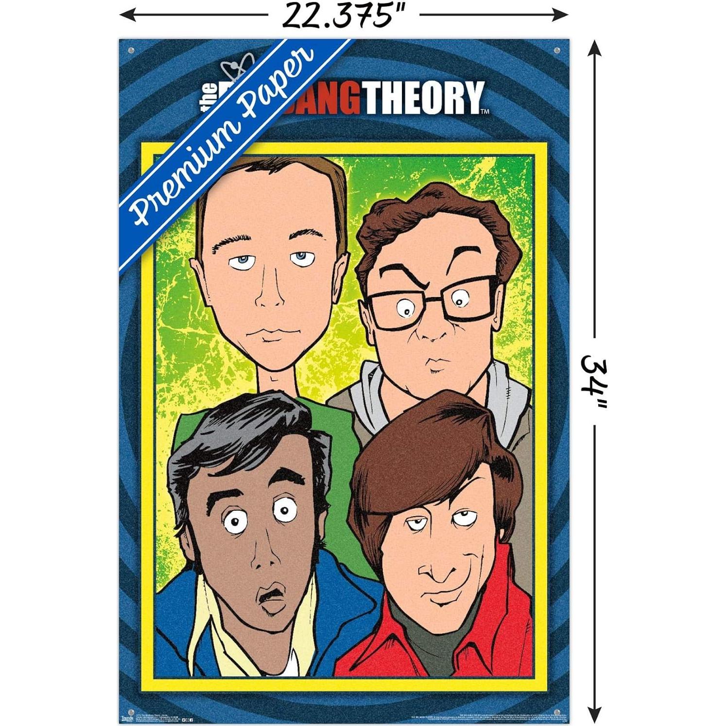 Póster de Pared El Gran Bang Teoría Trends International 86.4x56.5cm