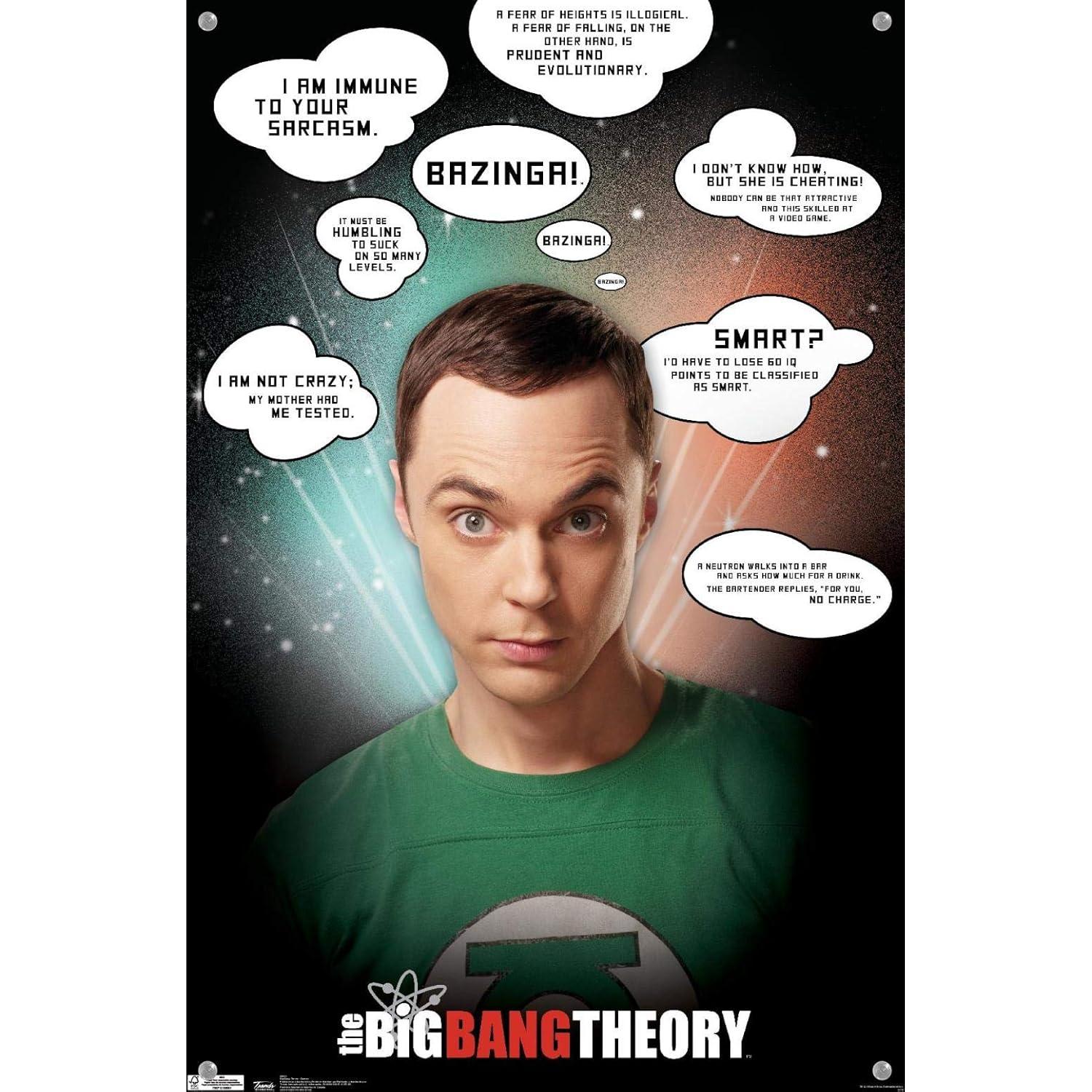 Póster de Citas La Teoría del Big Bang Trends International 37x57cm