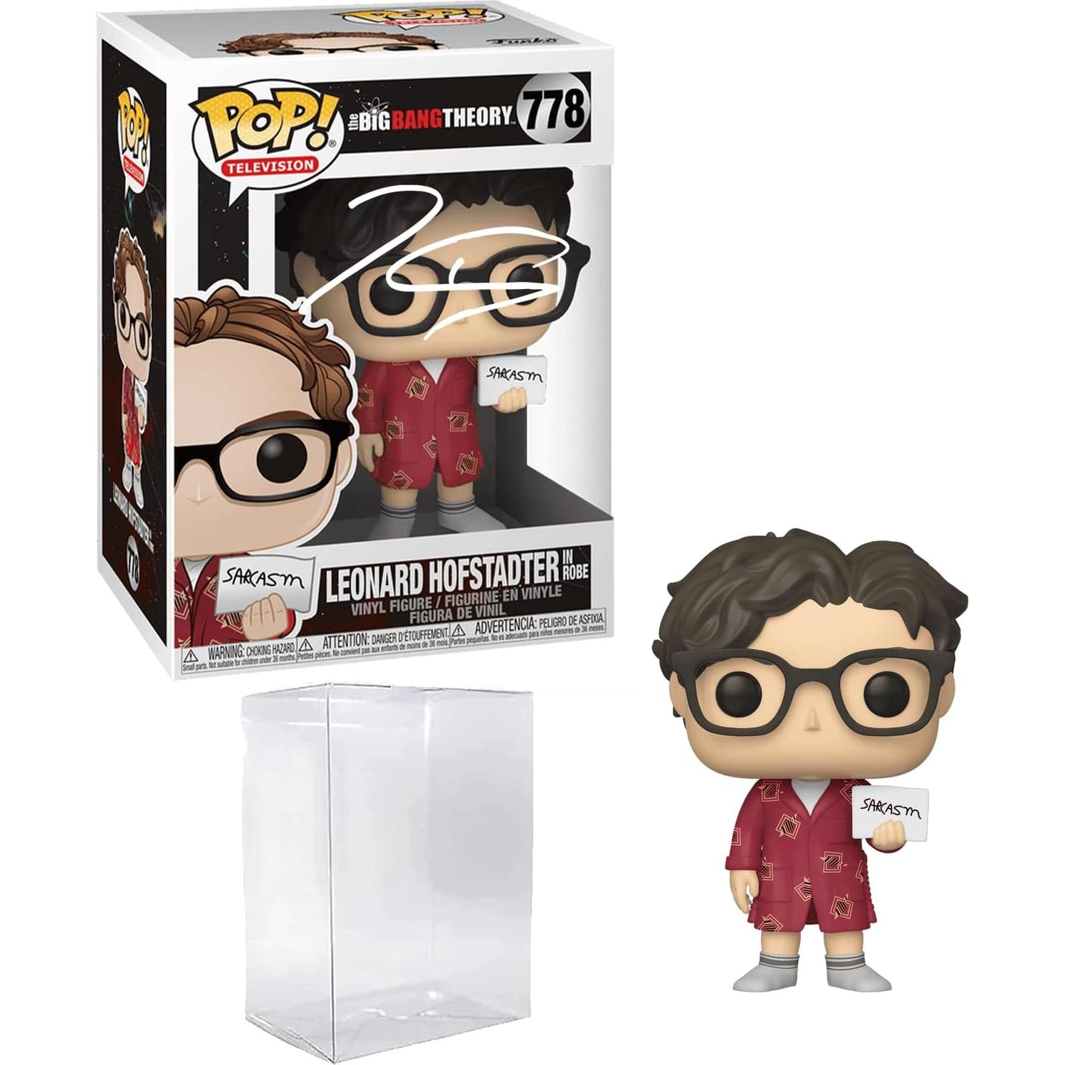 Funko Pop Leonard Hofstadter Reimpresión Firmada Facsímil