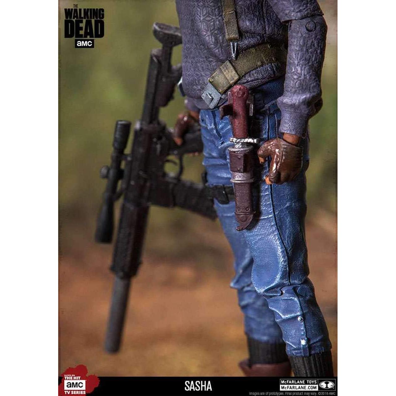 Figura de Acción Sasha McFarlane Walking Dead 12.7 cm