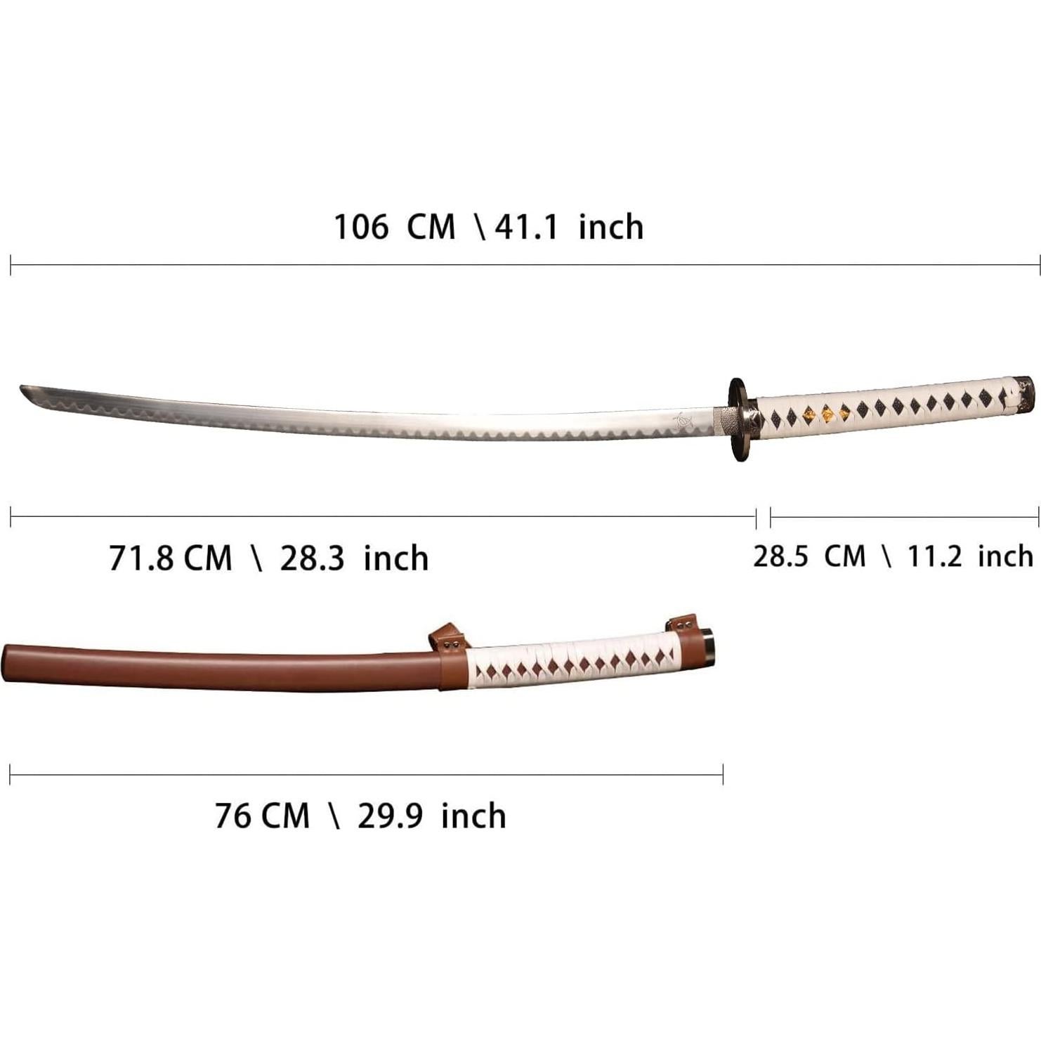 Katana Michonne The Walking Dead SV 104 cm Acero al Carbono