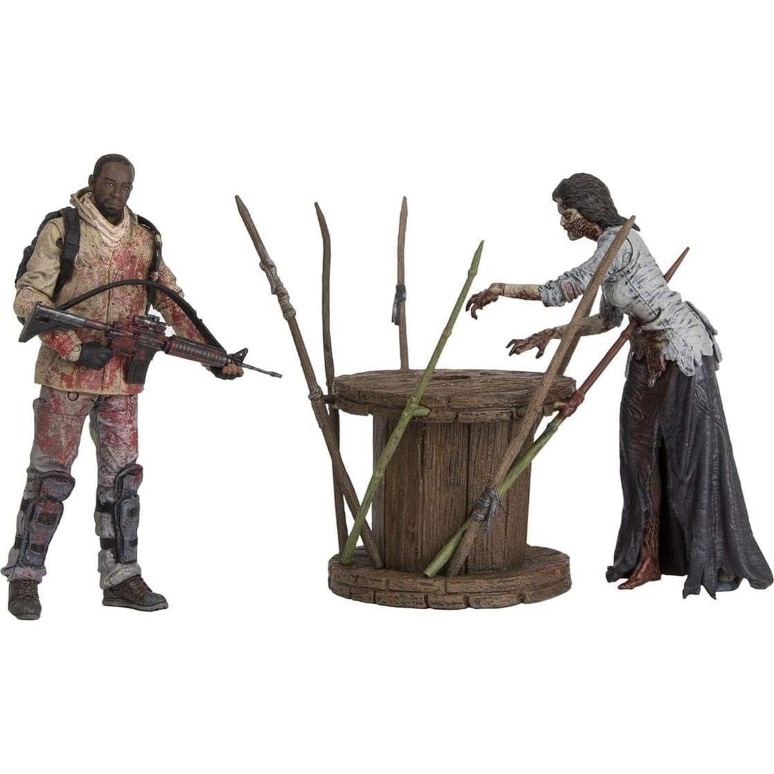 Figuras de Acción McFarlane Toys Morgan con Caminante Zombie