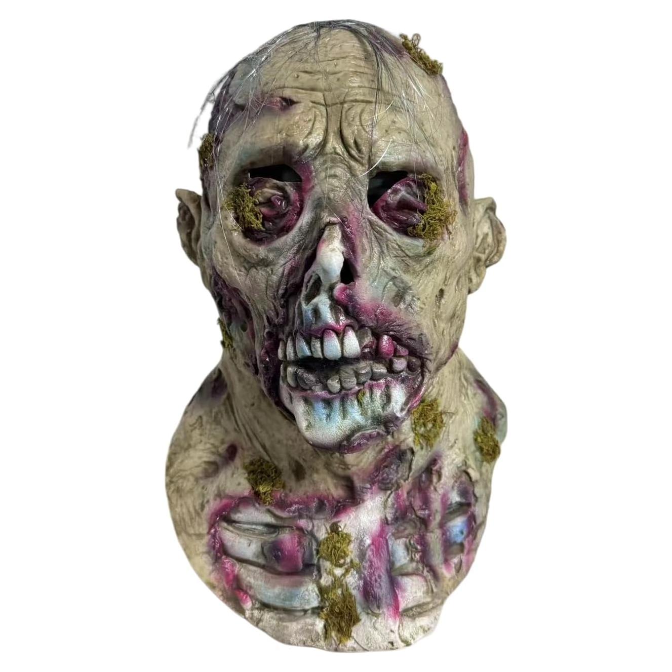 Máscara de Zombie de Láttex para Halloween - Unisex - 15x25cm