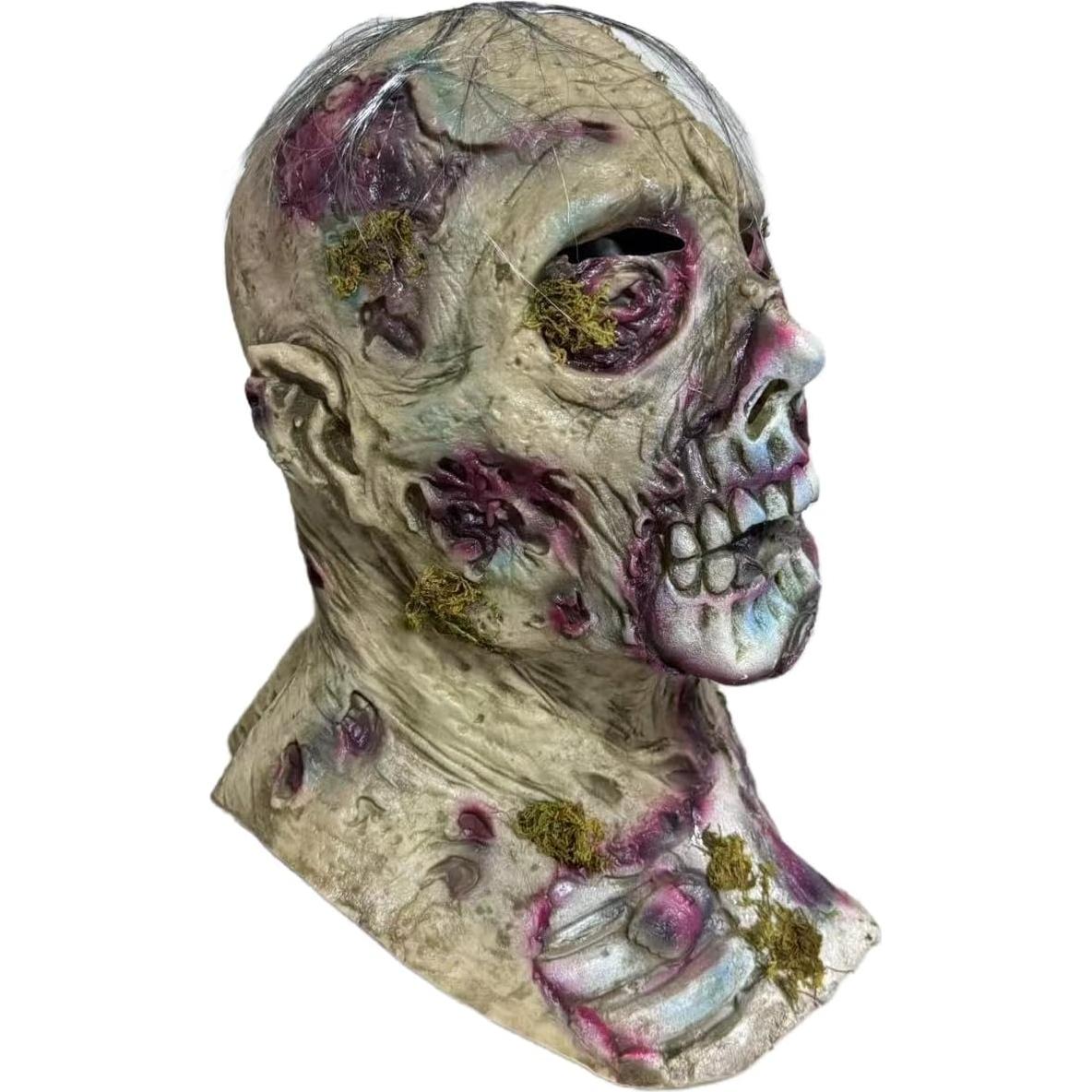 Máscara de Zombie de Láttex para Halloween - Unisex - 15x25cm